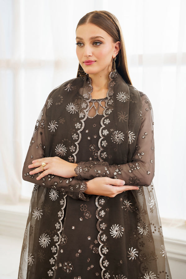 Baroque | Luxury Pret 24 | CHIFFON UF-524 - Pakistani Designer Dress - by Baroque | Type: Luxury - 100% Original at Saira Sultan