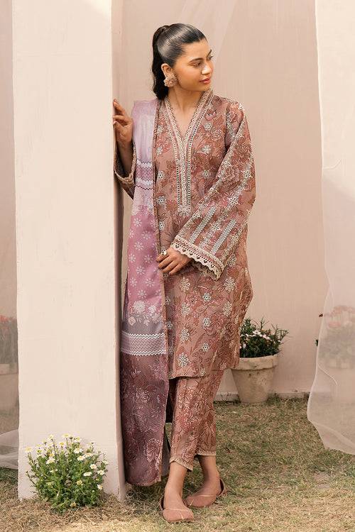 Baroque | Luxury Pret 24 | LAWN UF-602 - Pakistani Designer Dress - by Baroque | Type: Luxury - 100% Original at Saira Sultan
