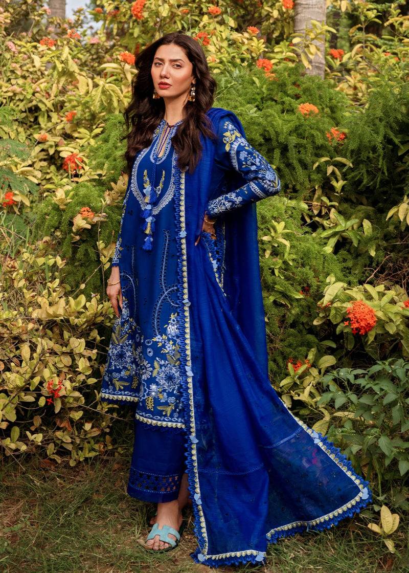 Sadaf Fawad Khan | Lawn 24 | Dalia (A) - Pakistani Designer Dress - by Sadaf Fawad Khan | Type: Luxury - 100% Original at Saira Sultan