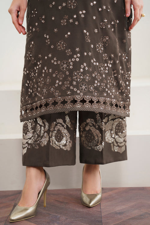 Baroque | Luxury Pret 24 | CHIFFON UF-524 - Pakistani Designer Dress - by Baroque | Type: Luxury - 100% Original at Saira Sultan