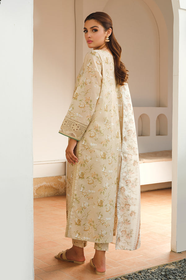 Baroque | Luxury Pret 24 | LAWN UF-655 - Pakistani Designer Dress - by Baroque | Type: Luxury - 100% Original at Saira Sultan