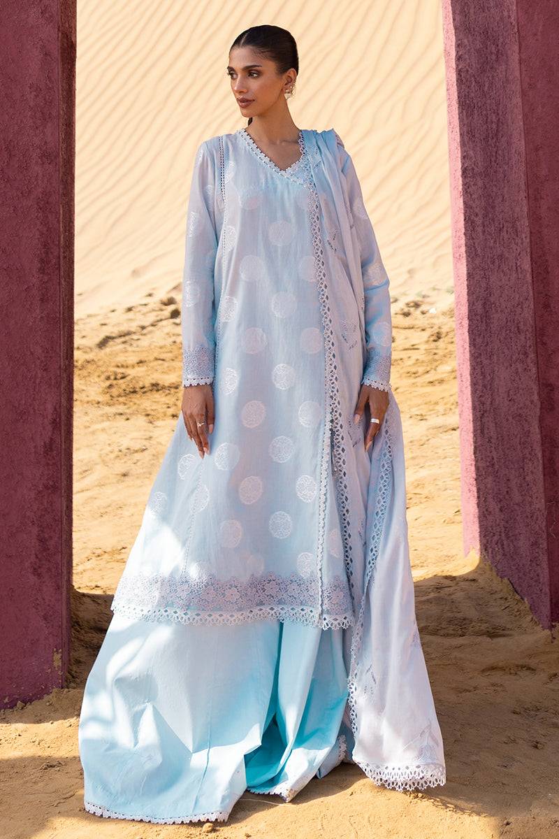 Cross Stitch | Eid Lawn 24 | CRYSTAL GLARE - Pakistani Designer Dress - by Cross Stitch | Type: Luxury - 100% Original at Saira Sultan