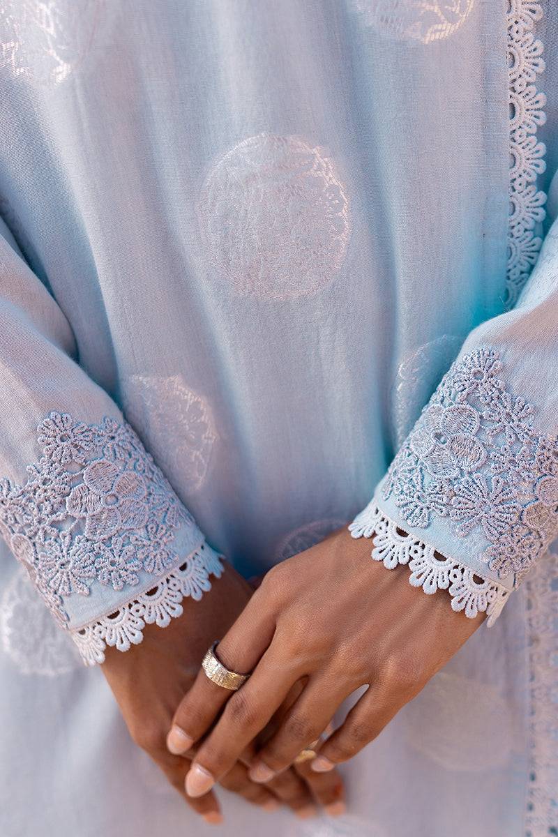 Cross Stitch | Eid Lawn 24 | CRYSTAL GLARE - Pakistani Designer Dress - by Cross Stitch | Type: Luxury - 100% Original at Saira Sultan