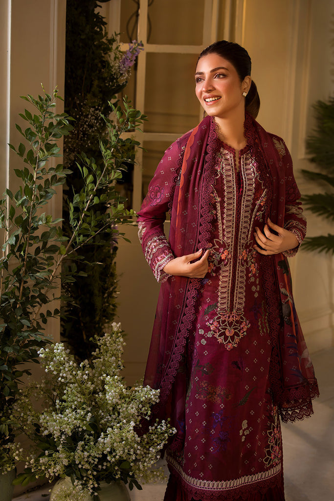 Sobia Nazir | Vital Lawn 25 | 9A L Maroon Lawn