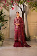 Sobia Nazir | Vital Lawn 25 | 9A XS Maroon Lawn