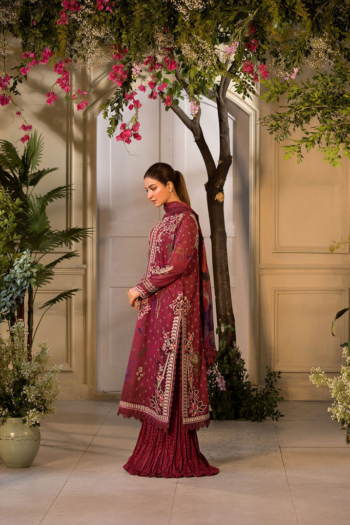 Sobia Nazir | Vital Lawn 25 | 9A S Maroon Lawn