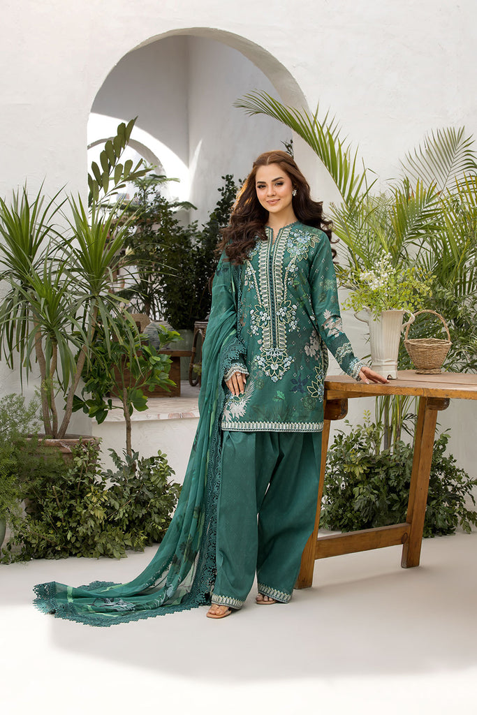 Sobia Nazir | Vital Lawn 25 | 9B XS Teal Green Lawn