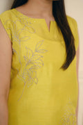 Hana | Signature Series | Lime Radiance M Yellow Raw Silk