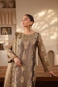 Emaan Adeel | Noore Festive Formals | RAVEEN L Mauve Zari Mesoury