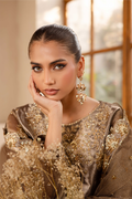 Emaan Adeel | Noore Festive Formals | RAVEEN M Mauve Zari Mesoury