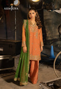 Asim Jofa | Festive Collection 25 | AJLF-03 XL Peach Chiffon