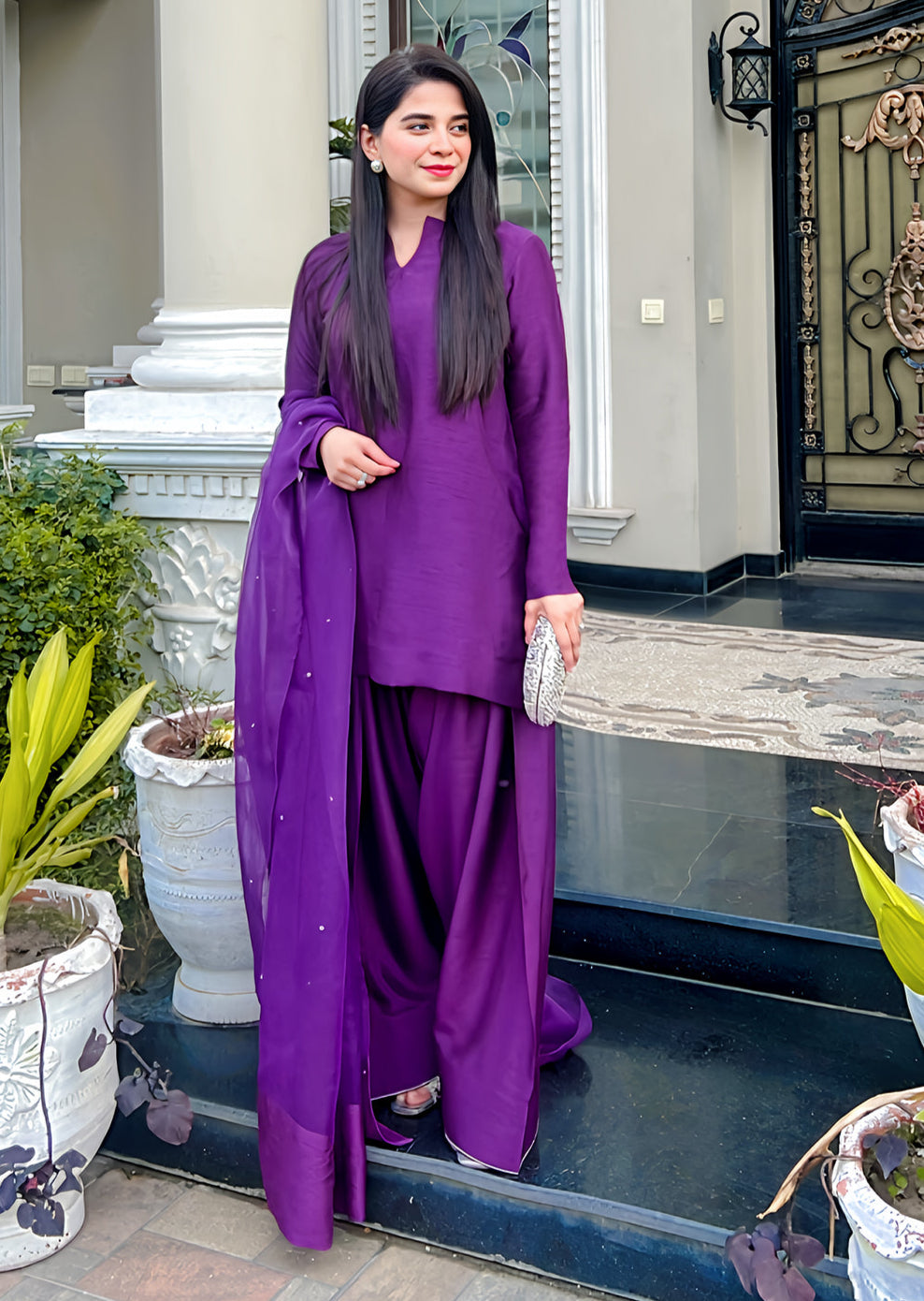 Hana | Signature Series | Zyana - B XS Dark Purple Raw Silk