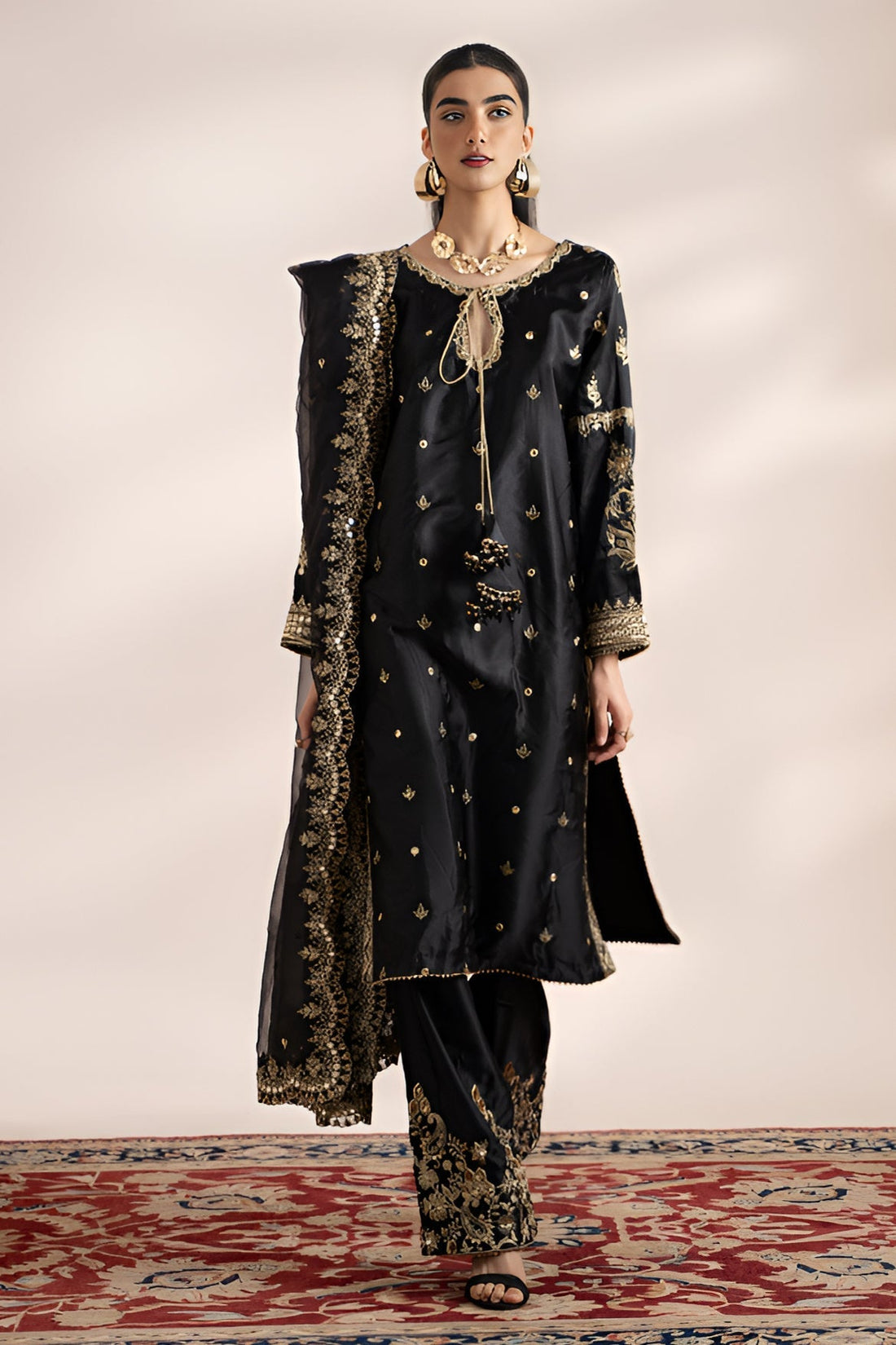 Charizma | Festive Pret | STM23-02 BLACK S