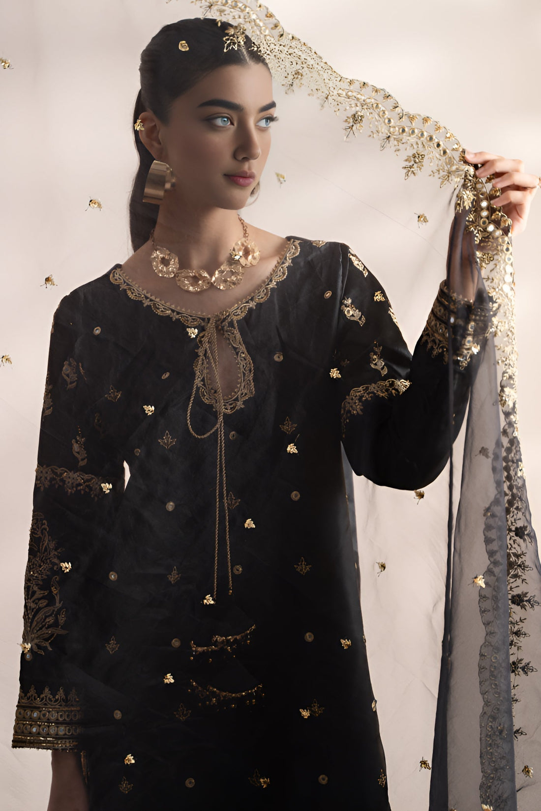 Charizma | Festive Pret | STM23-02 BLACK S