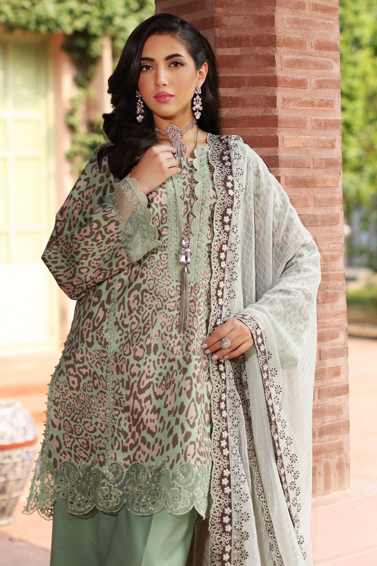 Charizma | Combination 25 | CCS-4-26 L Sage Green Lawn