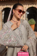 Noor by Saadia Asad | Luxe Chikankari 25 | D1-B M Gray Lawn