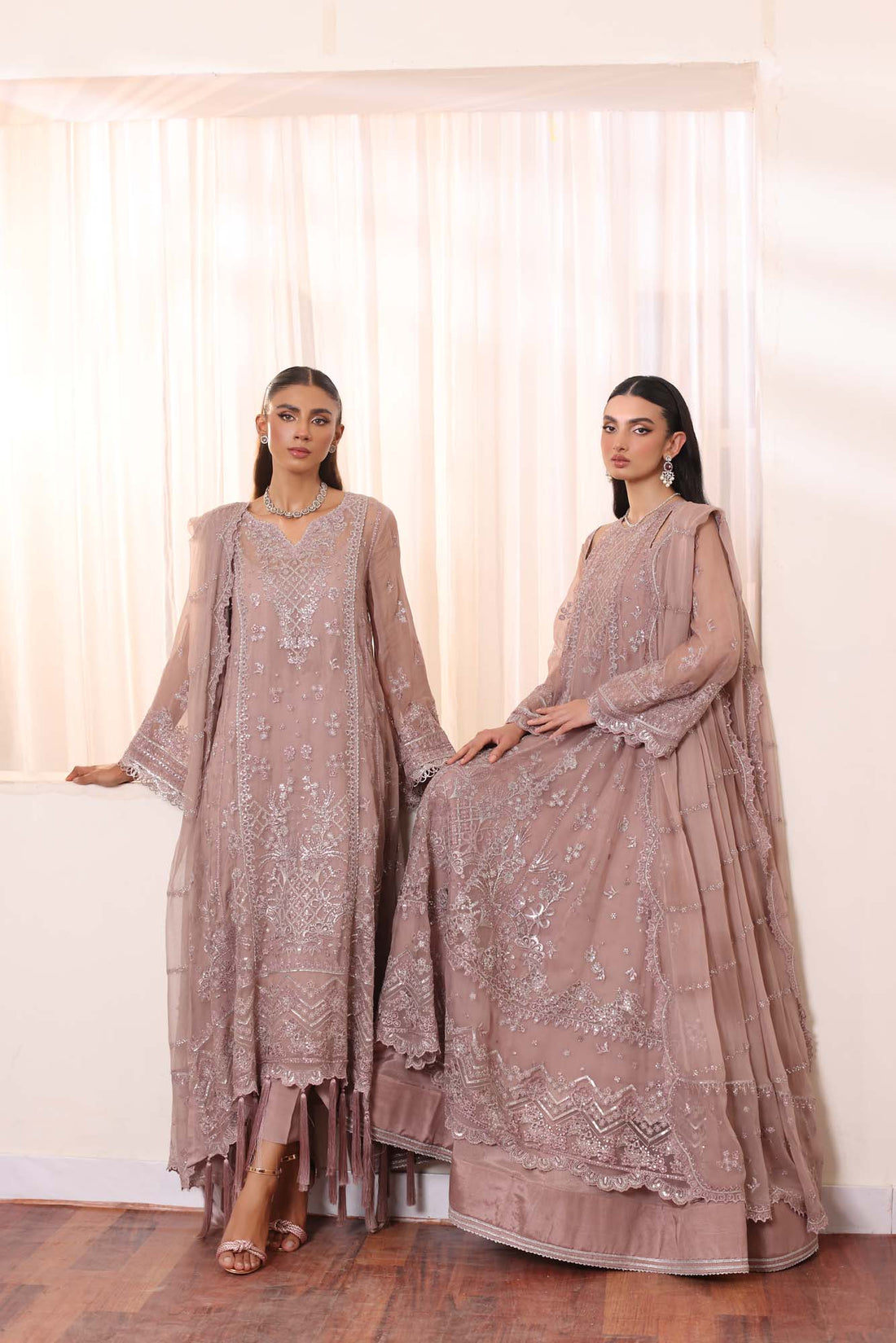 Noor by Saadia Asad | Noor Chiffon De Luxe | D7 - Pakistani Designer Dress - by Noor by Saadia Asad | Type: Formal - 100% Original at Saira Sultan