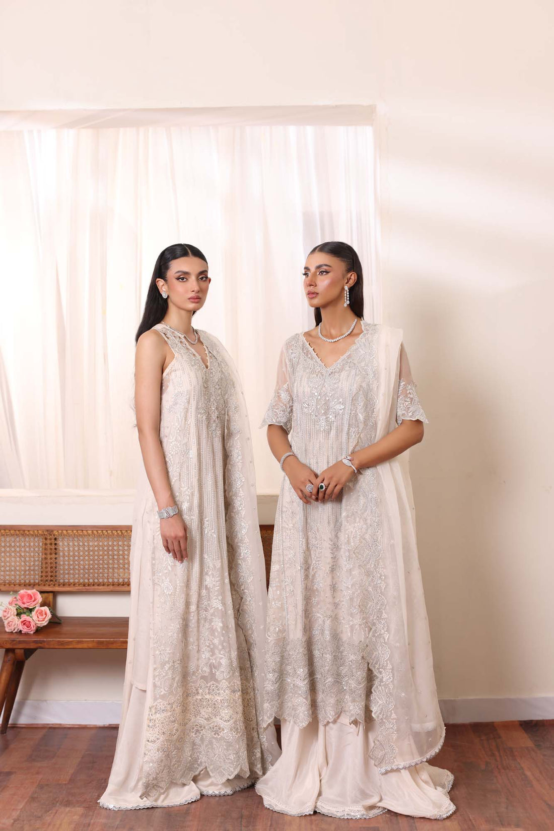 Noor by Saadia Asad | Noor Chiffon De Luxe | D5 - Pakistani Designer Dress - by Noor by Saadia Asad | Type: Formal - 100% Original at Saira Sultan