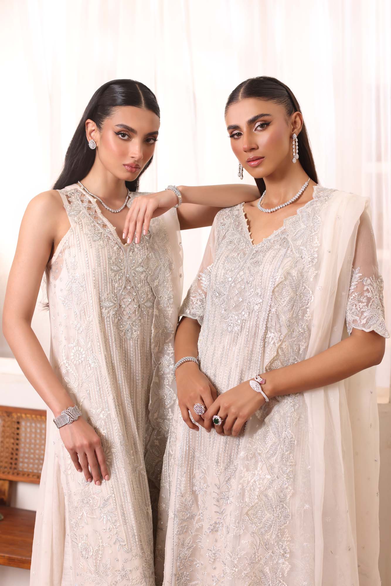 Noor by Saadia Asad | Noor Chiffon De Luxe | D5 - Pakistani Designer Dress - by Noor by Saadia Asad | Type: Formal - 100% Original at Saira Sultan
