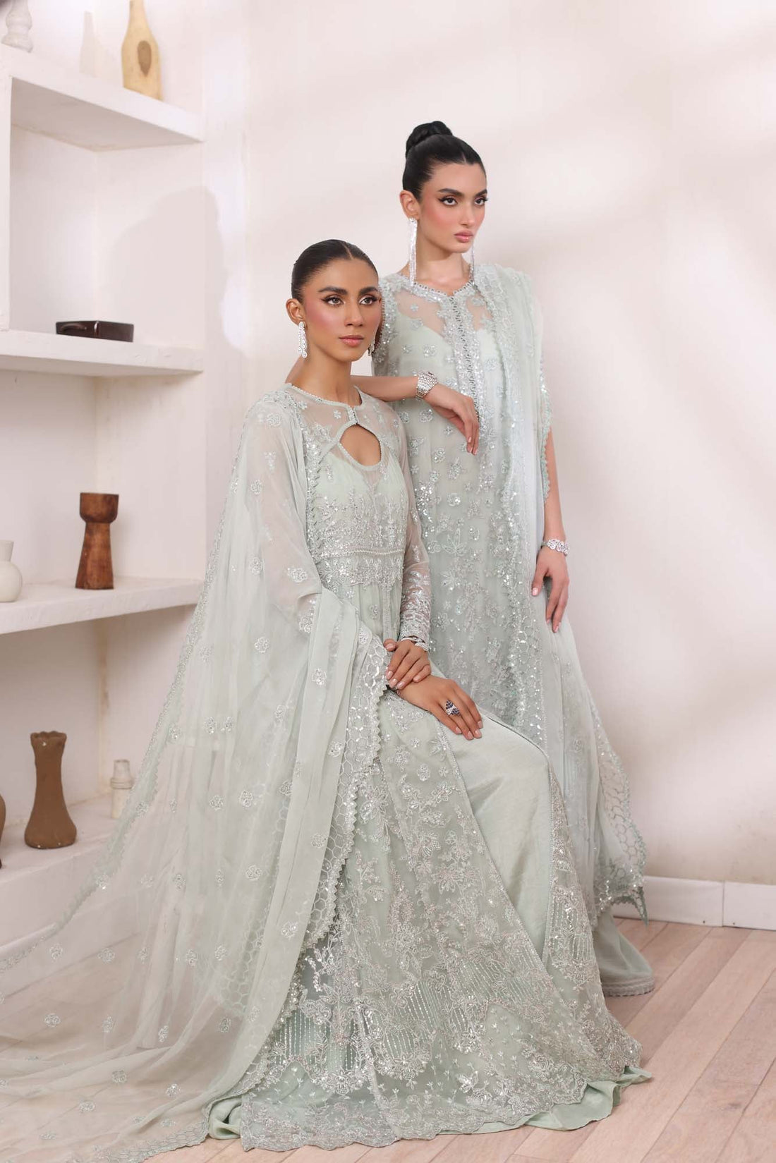 Noor by Saadia Asad | Noor Chiffon De Luxe | D8 - Pakistani Designer Dress - by Noor by Saadia Asad | Type: Formal - 100% Original at Saira Sultan