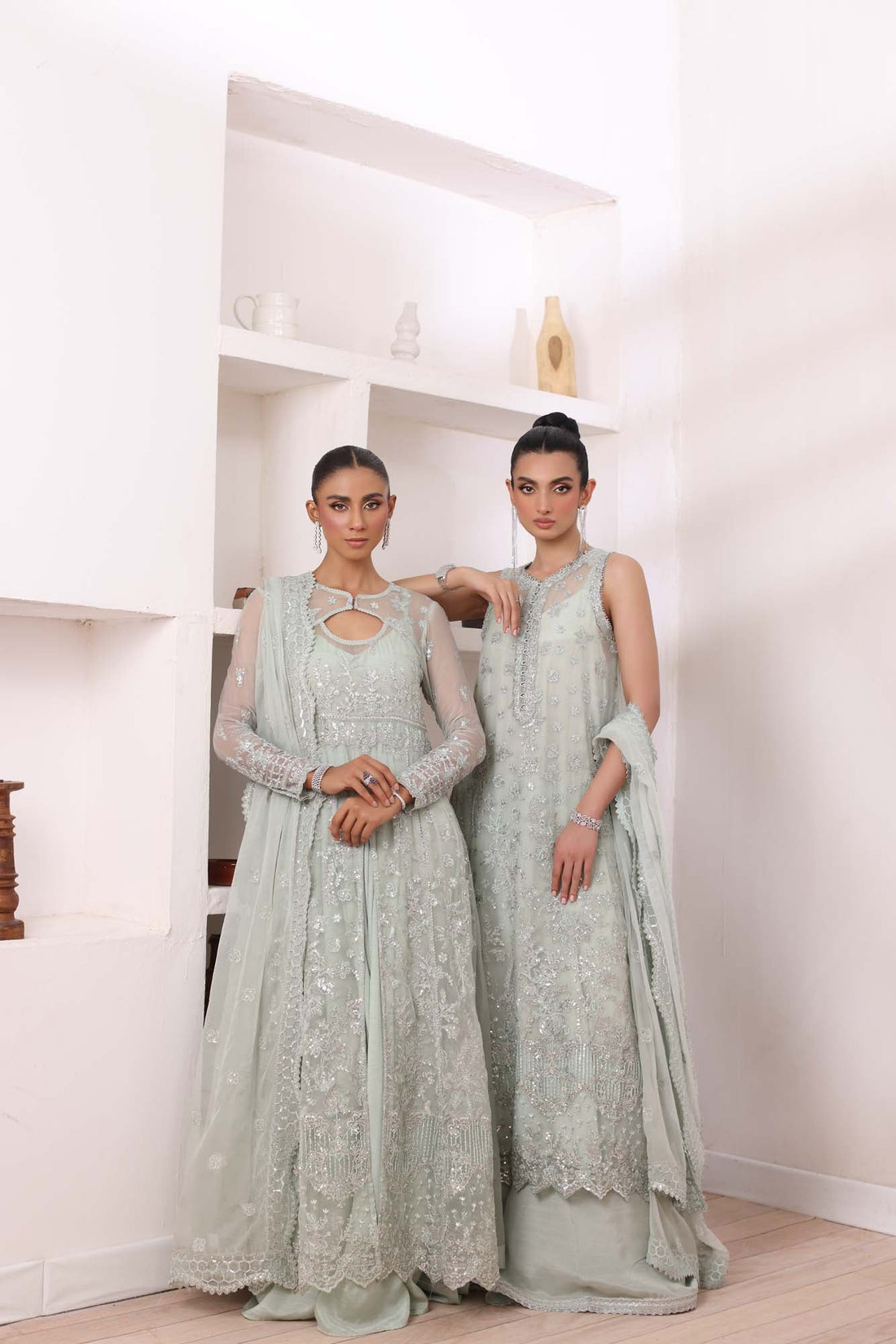 Noor by Saadia Asad | Noor Chiffon De Luxe | D8 - Pakistani Designer Dress - by Noor by Saadia Asad | Type: Formal - 100% Original at Saira Sultan