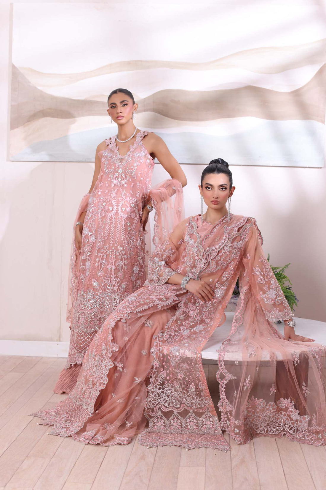Noor by Saadia Asad | Noor Chiffon De Luxe | D6 - Pakistani Designer Dress - by Noor by Saadia Asad | Type: Formal - 100% Original at Saira Sultan