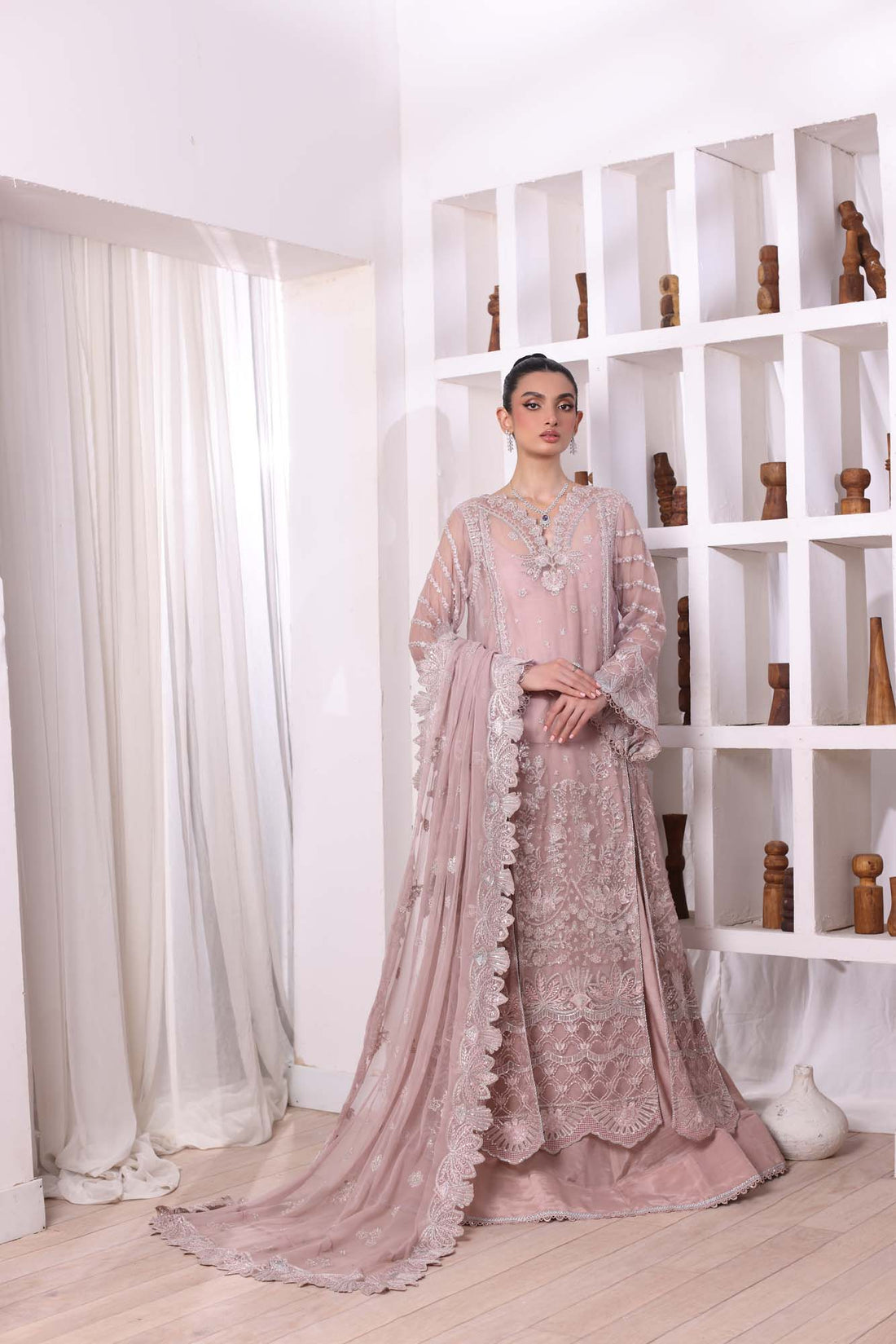 Noor by Saadia Asad | Noor Chiffon De Luxe | D3 - Pakistani Designer Dress - by Noor by Saadia Asad | Type: Formal - 100% Original at Saira Sultan