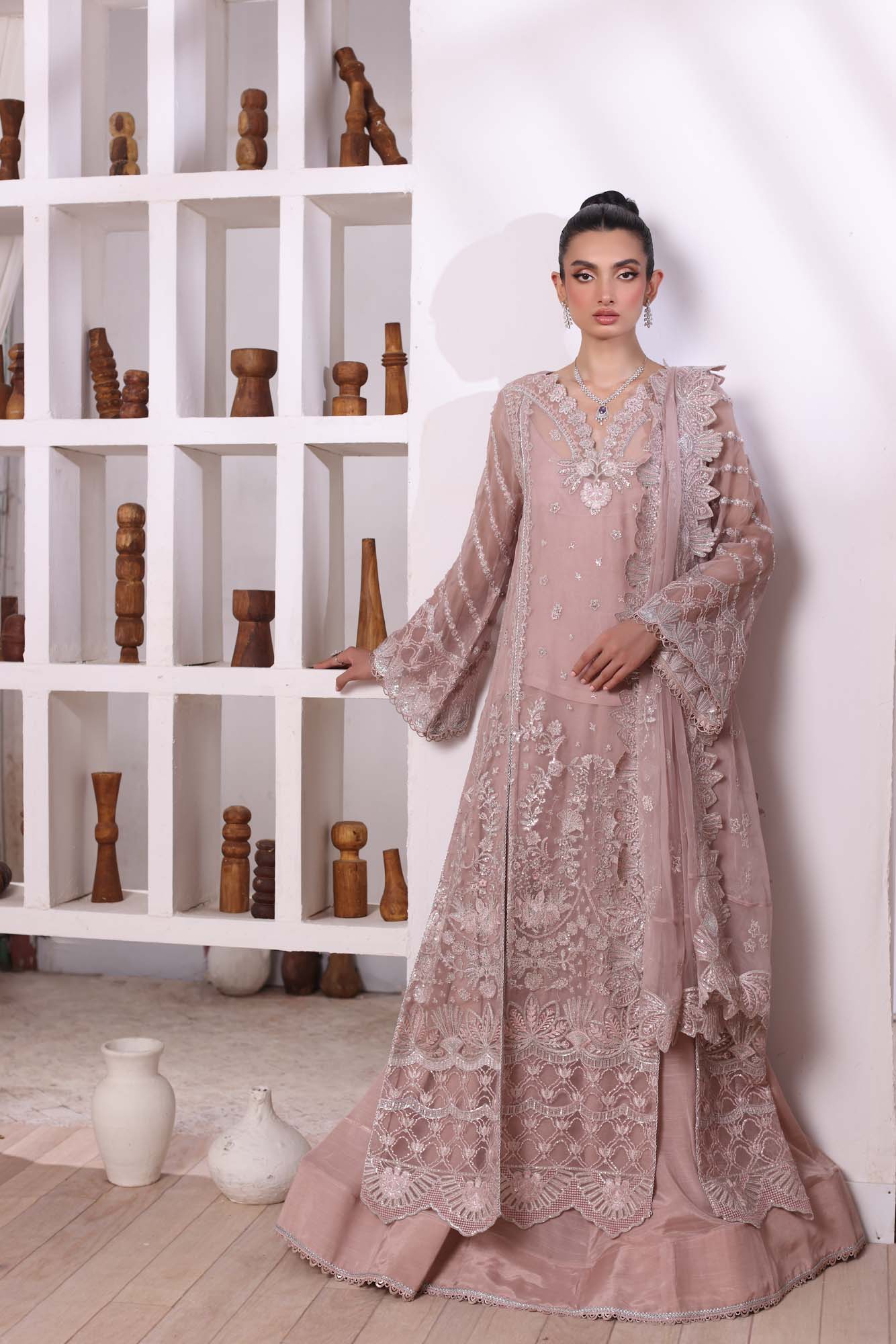 Noor by Saadia Asad | Noor Chiffon De Luxe | D3 - Pakistani Designer Dress - by Noor by Saadia Asad | Type: Formal - 100% Original at Saira Sultan
