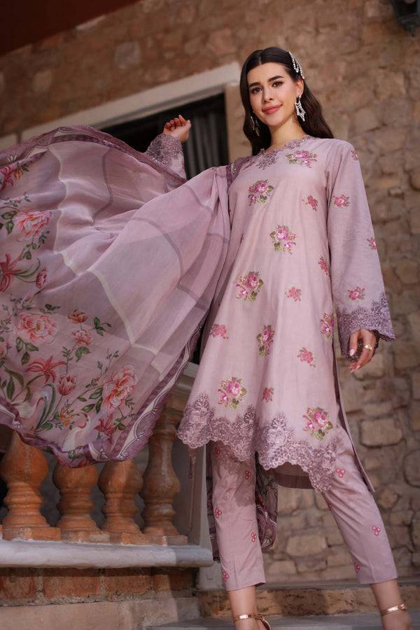 Noor by Saadia Asad | Eid Luxe Printkari 24 | D4 - Pakistani Designer Dress - by Noor by Saadia Asad | Type: Luxury - 100% Original at Saira Sultan