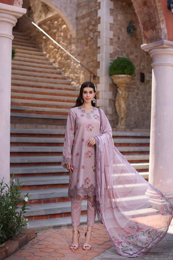 Noor by Saadia Asad | Eid Luxe Printkari 24 | D4 - Pakistani Designer Dress - by Noor by Saadia Asad | Type: Luxury - 100% Original at Saira Sultan