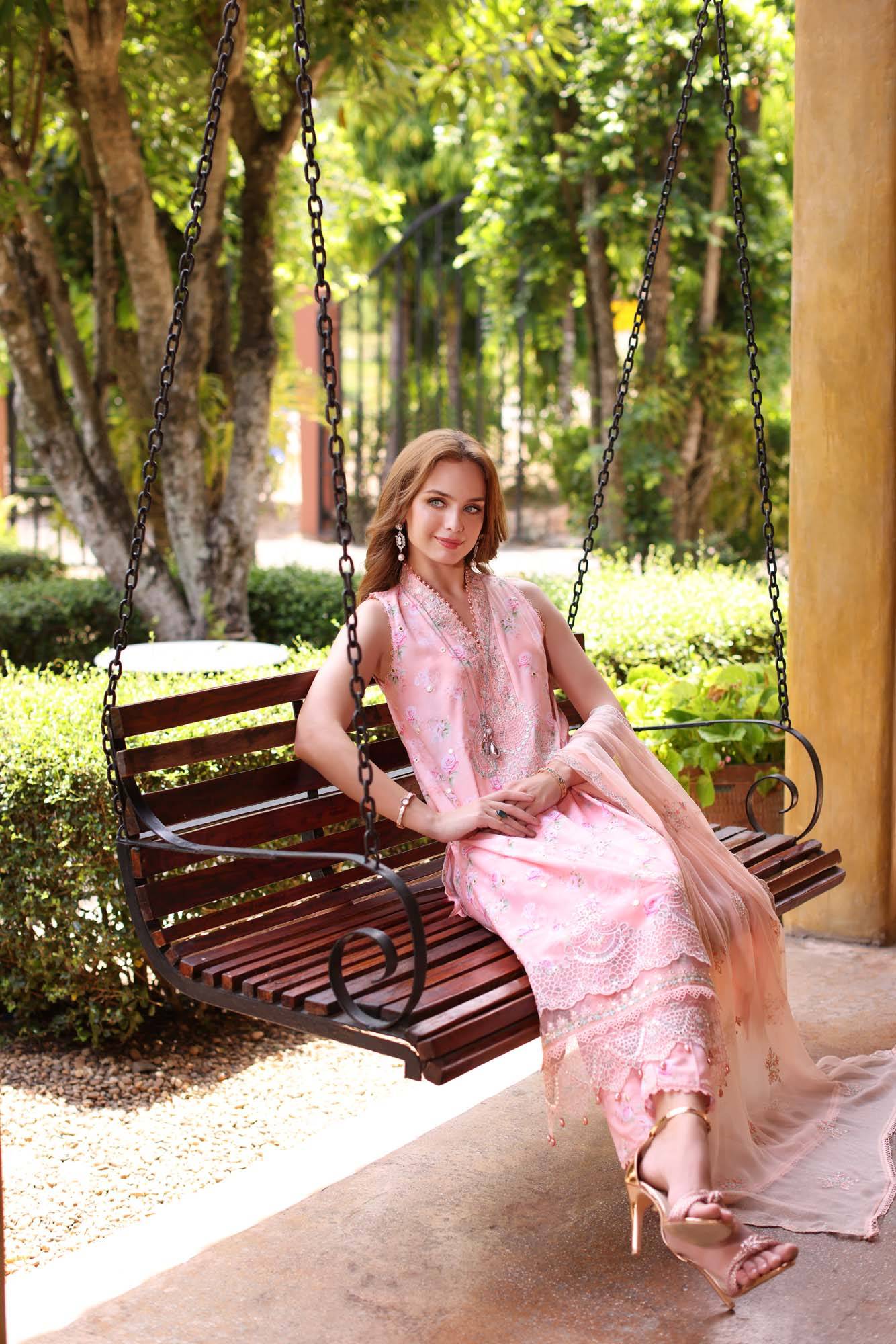 Noor by Saadia Asad | Eid Luxe Printkari 24 | D1 - Pakistani Designer Dress - by Noor by Saadia Asad | Type: Luxury - 100% Original at Saira Sultan