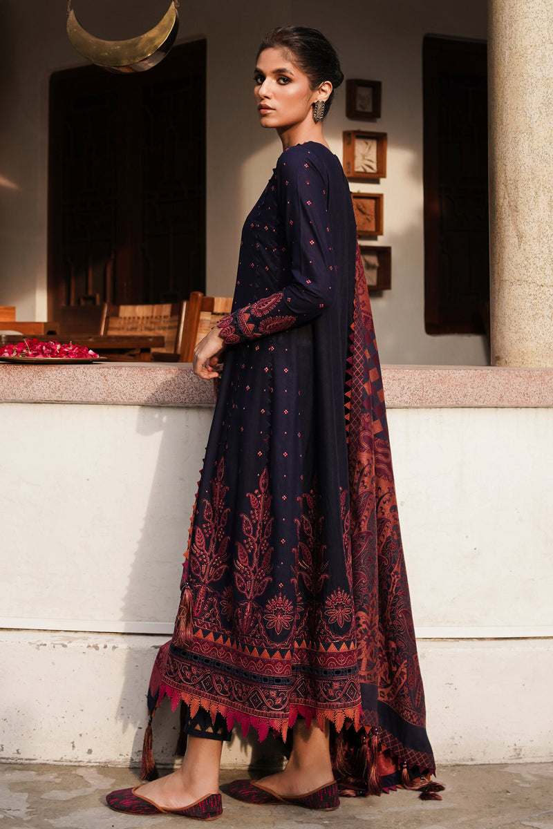 Jazmin | Winter Edition 24 | SLUB KHADDAR UW-0074 - Pakistani Designer Dress - by Jazmin | Type: Luxury - 100% Original at Saira Sultan