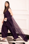 Hana | Signature Series | Amethyst Glow S Plum Raw Silk