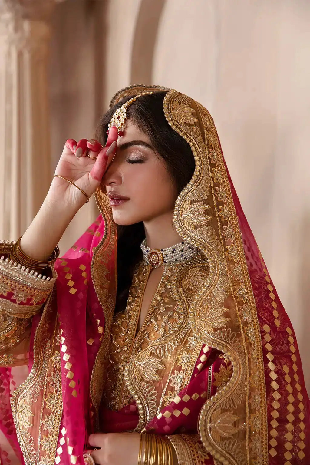 Afrozeh | Shehnai Wedding Formals 23 | Zuri - Pakistani Designer Dress - by Afrozeh | Type: Bridal - 100% Original at Saira Sultan