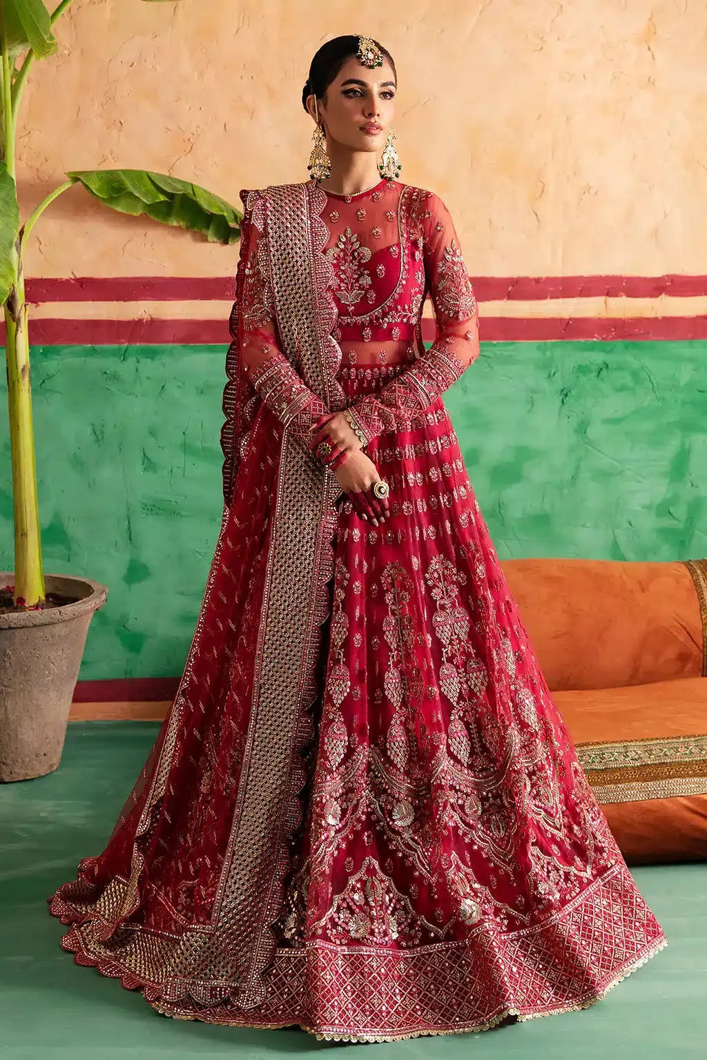 Afrozeh | Shehnai Wedding Formals 23 | Gulabposh - Pakistani Designer Dress - by Afrozeh | Type: Bridal - 100% Original at Saira Sultan
