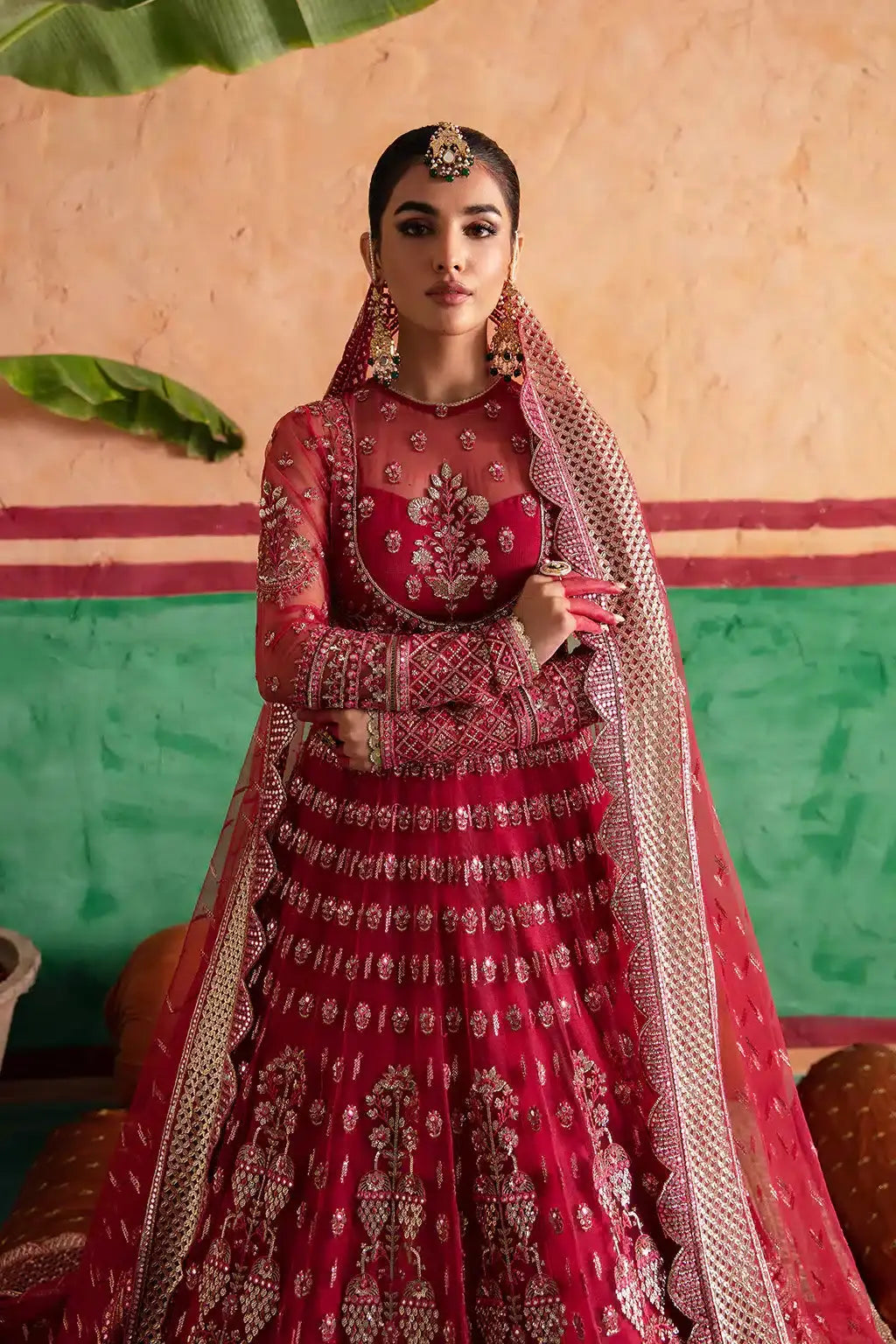 Afrozeh | Shehnai Wedding Formals 23 | Gulabposh - Pakistani Designer Dress - by Afrozeh | Type: Bridal - 100% Original at Saira Sultan