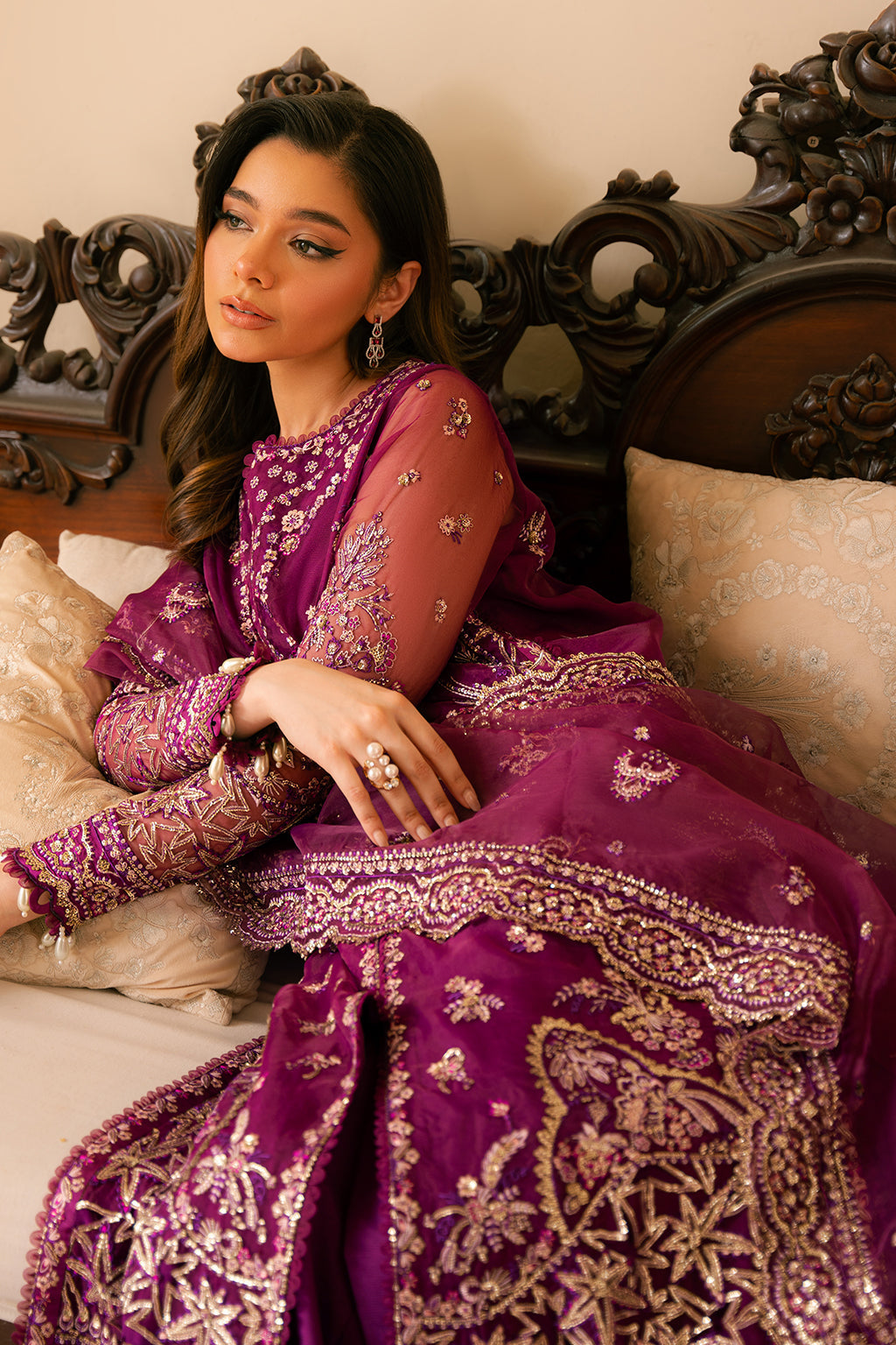 Ayzel | Solene Wedding Formals | Honora L Magenta Organza
