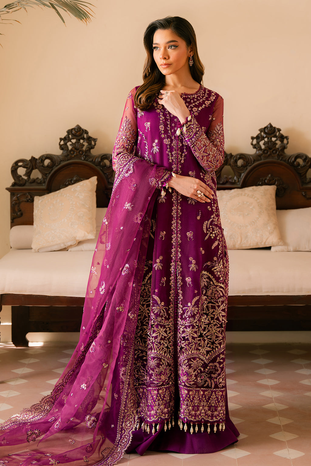 Ayzel | Solene Wedding Formals | Honora XS Magenta Organza