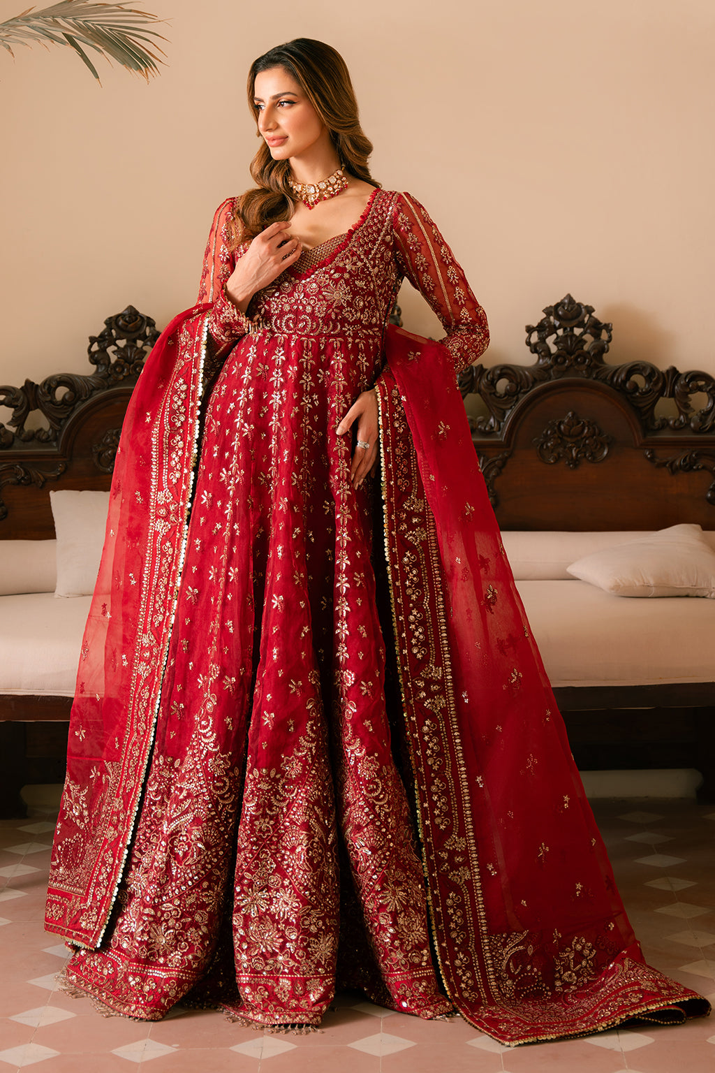 Ayzel | Solene Wedding Formals | Rose XS Red Organza