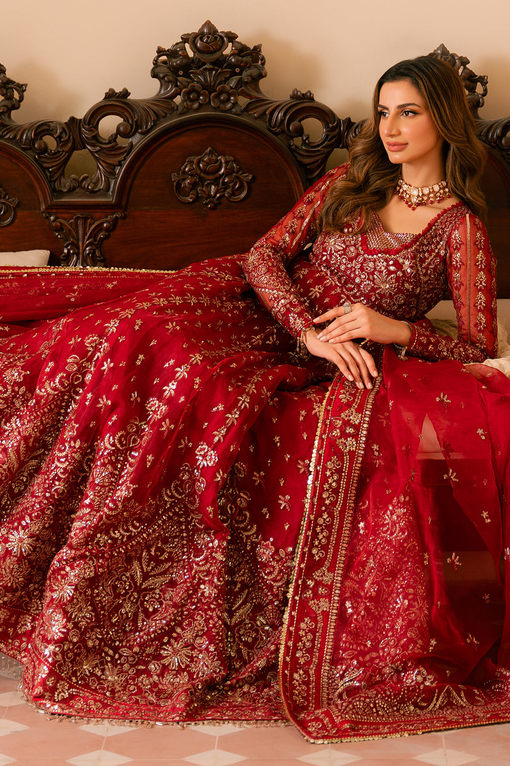 Ayzel | Solene Wedding Formals | Rose XL Red Organza