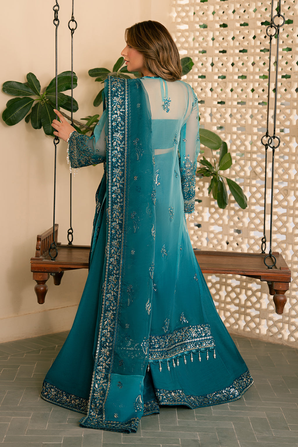 Ayzel | Solene Wedding Formals | Lila S Teal Organza