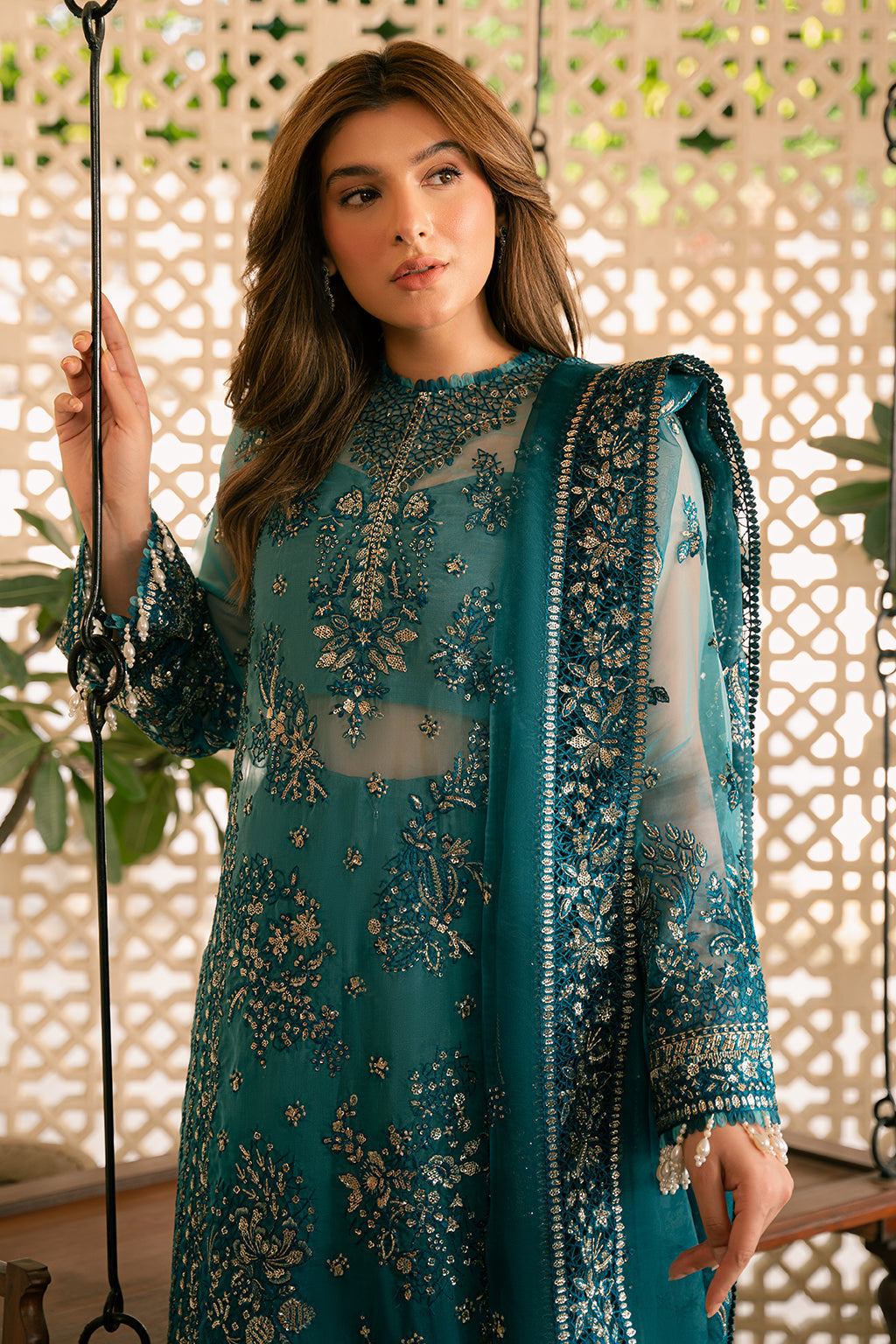Ayzel | Solene Wedding Formals | Lila L Teal Organza