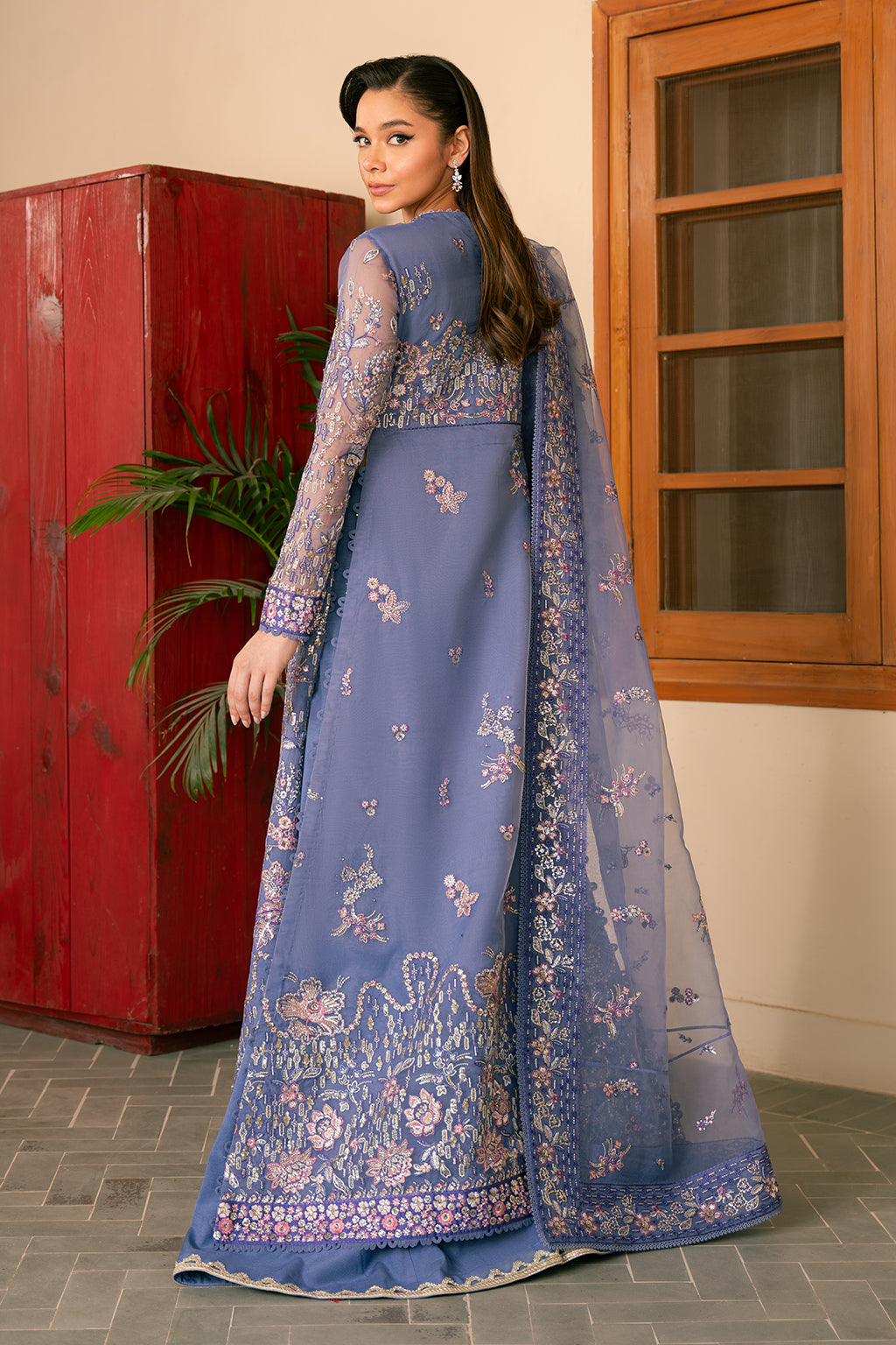 Ayzel | Solene Wedding Formals | Giselle XS Sky Blue Organza