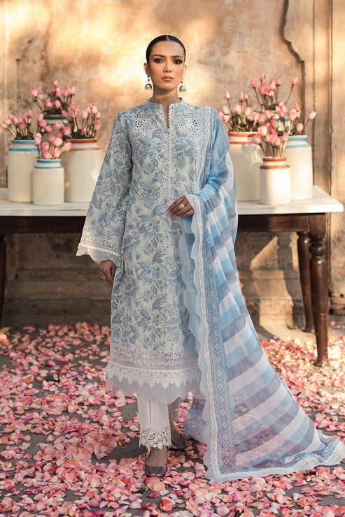 Zarposh | Shalamar Lawn | Mahveer - Pakistani Designer Dress - by Zarposh | Type: Luxury - 100% Original at Saira Sultan