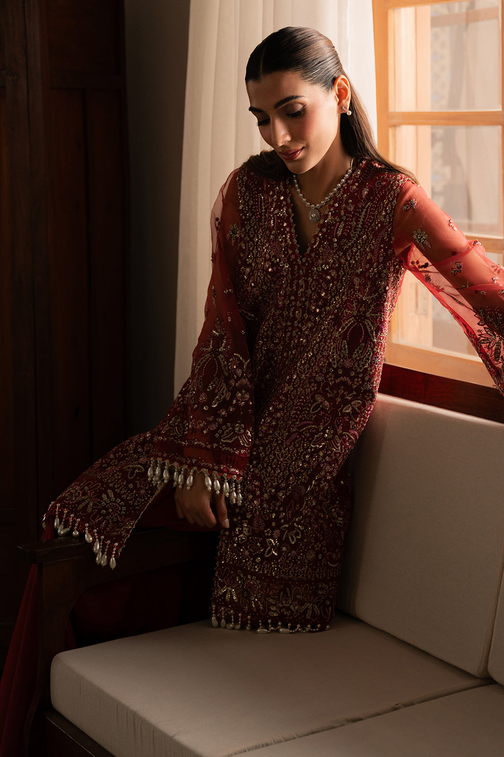 Ayzel | Solene Wedding Formals | Adva XL Red Organza