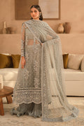 Ayzel | Panache Wedding Formals | Dasha XL Gray Organza