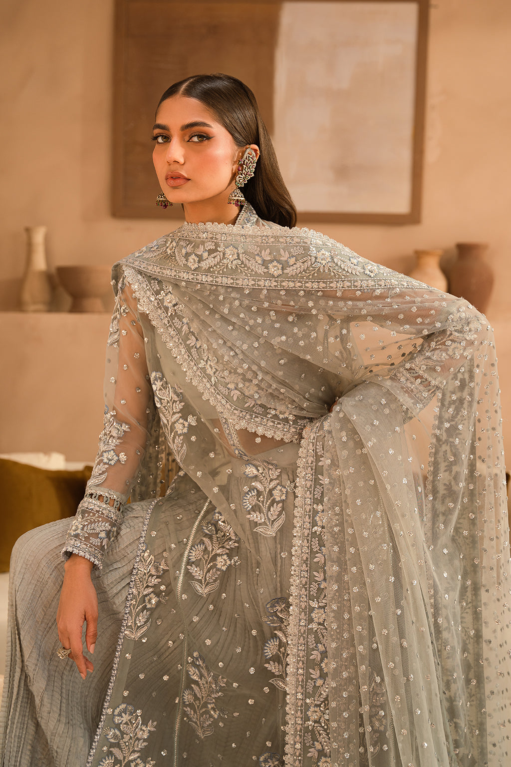 Ayzel | Panache Wedding Formals | Dasha L Gray Organza