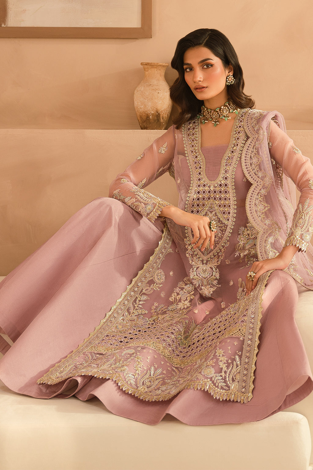 Ayzel | Panache Wedding Formals | Maura Custom Size Lilac Organza