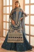 Ayzel | Panache Wedding Formals | Lara XS Blue Gray Organza