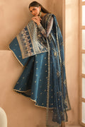 Ayzel | Panache Wedding Formals | Lara Custom Size Blue Gray Organza